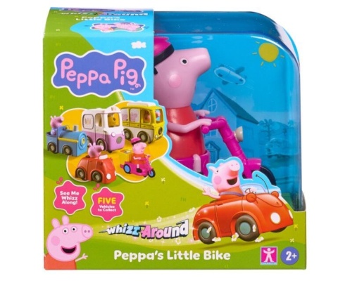 ROWEREK ŚWINKA PEPPA na baterie z figurką Peppy zabawka pojazd