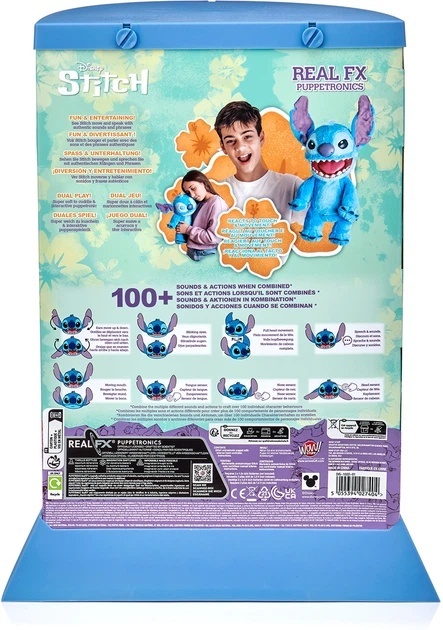 STITCH INTERAKTYWNY PLUSZAK DISNEY LILO I STITCH 45 cm dźwięki i ruchy