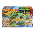 TOR HOT WHEELS MONSTER TRUCKS SMOCZY WYŚCIG 2 AUTKA GREAT BITE RAGEASAUR